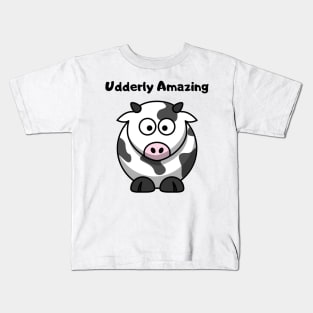 Udderly Amazing design Kids T-Shirt